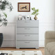 4/6-Drawer Chest of Drawers or Dresser with Metal Legs & Handles product