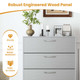 4/6-Drawer Chest of Drawers or Dresser with Metal Legs & Handles product