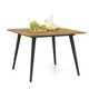 4-Person Acacia Wood Outdoor Dining Table with 1.9-Inch Umbrella Hole product