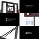 Height-Adjustable Portable Basketball Hoop System product