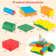 7-Piece Toddlers' Climbing Toys with EPE Foam & Removable PU Leather product