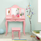 Kid's Vanity Table with Stool  product