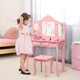 Kid's Vanity Table with Stool  product
