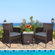 3-Piece Outdoor PE Rattan Wicker Furniture Set product