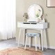 Lighted Vanity Makeup Table with Stool product
