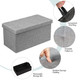 31.5'' Foldable Fabric Storage Ottoman  product