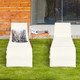 Patio Rattan Chaise Recliner Lounge Chair (Set of 2) product