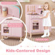 Kids Kitchen Playset with Light up Stove and Cooking Sounds  product