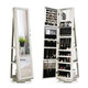 2-in-1 Lockable Mirrored 360° Rotating Jewelry Armoire product