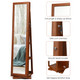 2-in-1 Lockable Mirrored 360° Rotating Jewelry Armoire product