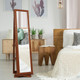 2-in-1 Lockable Mirrored 360° Rotating Jewelry Armoire product