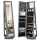 2-in-1 Lockable Mirrored 360° Rotating Jewelry Armoire product