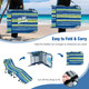 Outdoor Folding Chaise Lounge Chair (2-Pack) product