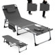 Outdoor Folding Chaise Lounge Chair (2-Pack) product
