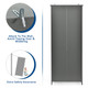 Standing Bookcase with Storage Cabinet product