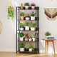 62" Tall 5-Tier Bookshelf with Tiltable Shelves product