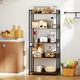 62" Tall 5-Tier Bookshelf with Tiltable Shelves product