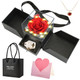 Eternal Rose with Adjustable Heart Necklace product