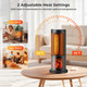 17-Inch 1500W PTC Fireplace Tower Space Heater  product