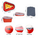 Collapsible Adjustable Reusable Pizza Container (2-Pack) product