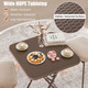 23.5" Indoor or Outdoor Square Plastic Folding Table product