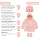 Baby Bath Robe Spa Set with Head Wrap and Slippers product