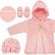 Baby Bath Robe Spa Set with Head Wrap and Slippers product