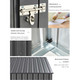 4.2' x 7' Small Metal Wall Lean-To Storage Cabinet product