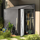 4.2' x 7' Small Metal Wall Lean-To Storage Cabinet product