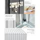 4.2' x 7' Small Metal Wall Lean-To Storage Cabinet product