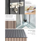 4.2' x 7' Small Metal Wall Lean-To Storage Cabinet product