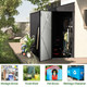 4.2' x 7' Small Metal Wall Lean-To Storage Cabinet product