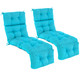 Outdoor Chaise Lounge Cushion with Ties (2-Pack) product