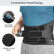 Back Brace for Men Women, Back Support Belt for Back Pain, Sciatica, Scoliosis Relief (Waist 3~3.5 Feet 95-115 CM) product