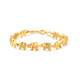 18K Gold Plated Elephant Bracelet or Anklet For Women product