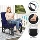 Patio Glider Rocking Chair with Thick Cushion & Curved Armrest (3 Colors) product