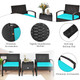 3- Piece Patio Rattan Furniture Set product