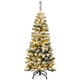 Pre-lit Snow Flocked Artificial Christmas Pencil Tree product