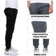Men's Slim-Fit Fleece Jogger Sweatpants (2-Pack) product