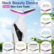 Neck Face Firming Tool Vibration Massager, Electric Facial Neck Massage Kit with 7 Color for Skin Beauty Firm product