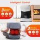Electric Heating Pad for Back, Heated Waist Belt with 3 Fast Heating and Vibration Massage Modes, Rechargeable Heat Pad for Back, Lumbar, Abdomen product