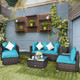 6-Pieces Patio Rattan Furniture Set  product