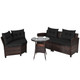 4-Pieces Outdoor Patio Rattan Furniture Set product