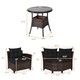 4-Pieces Outdoor Patio Rattan Furniture Set product