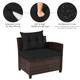 4-Pieces Outdoor Patio Rattan Furniture Set product