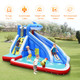 Inflatable Shark Water Slide Bounce House with Blower product