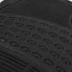4-Piece Black PVC Car Floor Mats - Front & Rear product