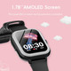 4G GPS Kids Smartwatch 1.78" AMOLED Large Touch Screen Smart Watch with Video Voice Calls,SOS,Camera,Pedometer Alarm,Game(Black) product