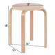 17-Inch Bentwood Stools with Round Top (Set of 4) product