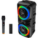 BR-35K Portable Bluetooth Speaker with Karaoke Function and DJ Lights product